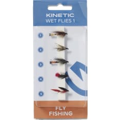 Kinetic Wet 1 5pcs fly assortment
