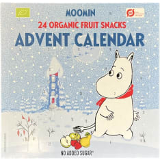 Moomin Organic 240 g fruit Christmas calendar