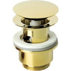 Damixa 23850.77 polished brass bottom valve