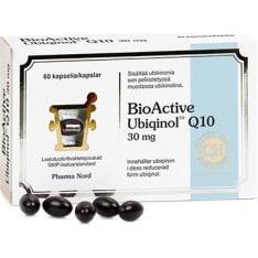 Pharma Nord BioActive Ubiqinol Q10 30 mg 60 kaps. ravintolisä
