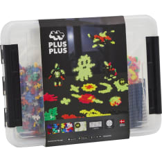 Plus-Plus Build and Glow Storage Box 2000-os rakennuspalikat
