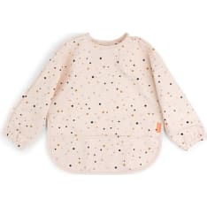 Done By Deer Happy Dots sleeved bib