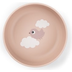 Done by Deer Foodie Happy Cloud vaaleanpunainen kulho