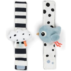 Done by Deer Happy Clouds 2-pack vaaleansininen ranne / nilkka helistin