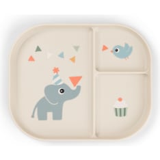 Done By Deer Foodie Celebration compartment plate