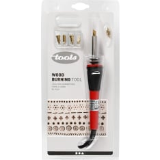 Pyrography Craft Kit , black, red, size 19x3 cm, 1 pc