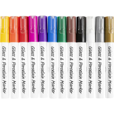 Creativ Company lasi- ja posliinitussit 12 kpl/pkt