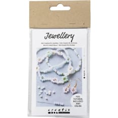 Creativ Company Joustava rannekoru ja korvarenkaat mini koruaskartelusetti