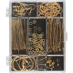 Jewellery Starter Kit, gold, 1 set/ 1 pack