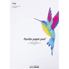 Block of paper, white, A4, 210x297 mm, 120 g, 30 sheet/ 1 pack