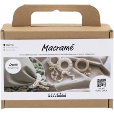 Creativ Company Mini Macrame Napkin ring craft set