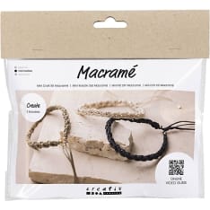 Creativ Company Makramee Rannekoru mini askartelusetti