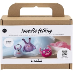 Creativ Company Neulahuovutus Hirviö mini askartelusetti