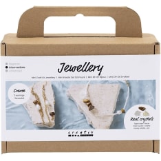 Creativ Company Mini Jewelry Crystal necklace and earrings craft set