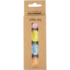 Creativ Company Glitter Clay 4x5ml muovailumassa