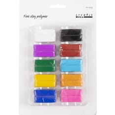 Creativ Company 10x20g colorful polymer clay