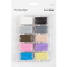 Creativ Company 10x20g pastel colors in polymer clay