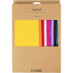 Creativ Company A4 10pcs/pk Colorful Craft Felt