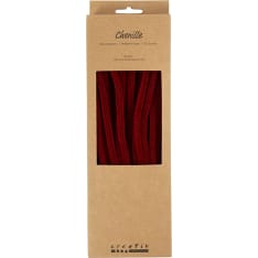 Creativ Company 50pcs/pk Dark Red Chenille Stems