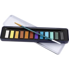 Creativ Company 12-Color Metallic Watercolor Set
