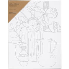 Creativ Company Kukka-asetelma 24x30cm printtikuvioitu maalauspohja