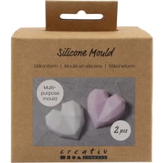 Creativ Company Faceted Heart Silicone Mold