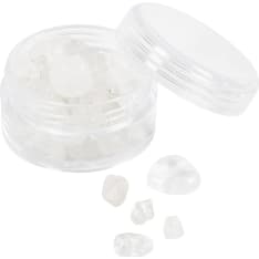 Creativ Company 63pcs/pk Clear Quartz Crystal Beads