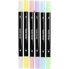 Tekstiilitussit, paksuus 2,3+3,6 mm 6 kpl/ paketti