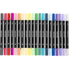 Tekstiilitussit, paksuus 2,3+3,6 mm 20 kpl/ paketti