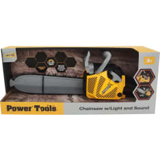 Power X Chain Saw leikki moottorisaha valolla ja äänillä