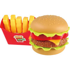 Junior Home Burger Set hampurilainen leikkiruokasetti