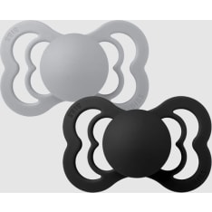 Bibs Supreme size 1 symmetrical 2pcs silicone pacifier