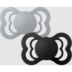 Bibs Supreme size 2 symmetrical 2pcs silicone pacifier