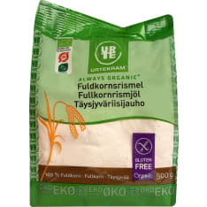 Urtekram Always Organic 500 g luomu täysjyväriisijauho