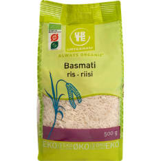 Urtekram Always Organic 500 g luomu valkoinen basmatiriisi
