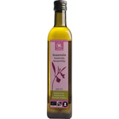Urtekram 500 ml luomu kylmäpuristettu seesamiöljy