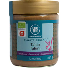 Urtekram Always Organic 350 g luomu suolaton tahini