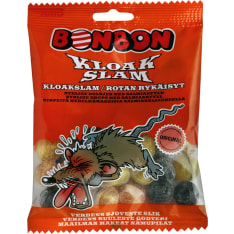 Bonbon Rotan Rykäisyt 125 g karkkipussi