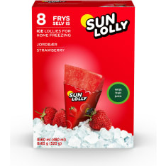 Sun Lolly Mansikka 8x60 ml/65 g Pakasta itse mehujää