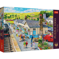 Trefl Premium Plus Tea Time: The Village Station 1000p palapeli