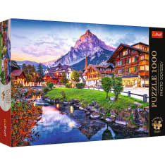 Trefl Premium Plus Puzzle Alpine Village 1000p palapeli