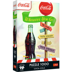 Trefl Premium Plus Coca-Cola: Wherever You Go 1000p palapeli