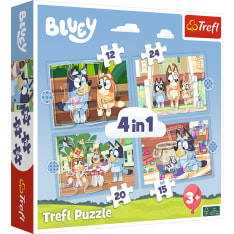 Trefl Bluey 4-in-1 puzzle