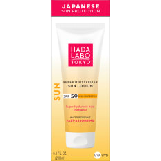 HADA LABO TOKYO Super Moisturizer Sun Lotion SPF50 200 ml aurinkovoide