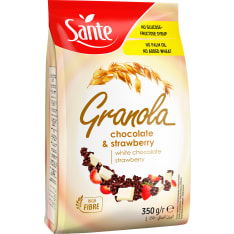 Sante Valkosuklaa-Mansikka 350g granola