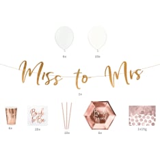 Hen party cutlery and decoration set
