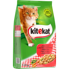 Kitekat 1,8 kg Härkää ja kasviksia kissalle