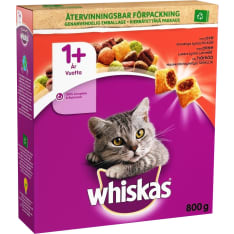 Whiskas 800g Adult Häränlihaa kissan täysravinto