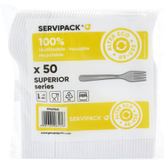 Servipack uudelleenkäytettävä haarukka 50 kpl