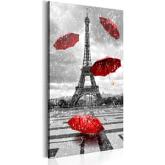 Artgeist Paris: Red Umbrellas taulu
